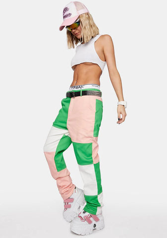 More To Love Patchwork Jeans