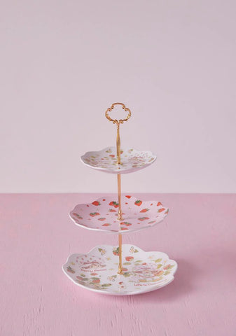 Berry Bliss Cake And Cookie Stand