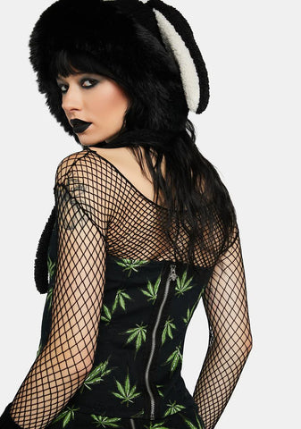 Grass Mary Chain Corset Top