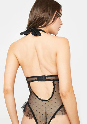 Too Cruel To Care Lace Teddy