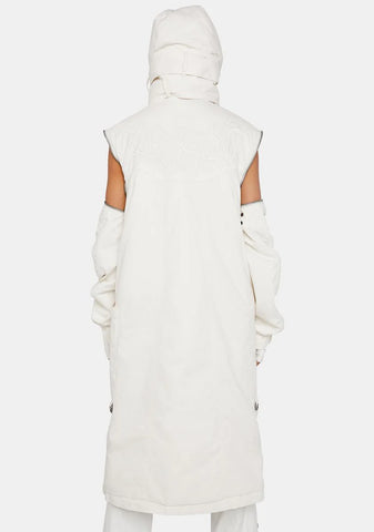 Compression Unisex Convertible Fleece Parka Jacket