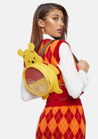 Disney Winnie The Pooh Pin Trader Convertible Backpack