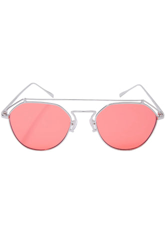 Ruby Stephanie Transparent Aviators