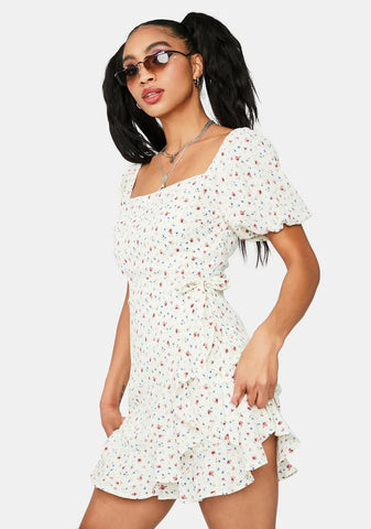 Take It All Floral Dress