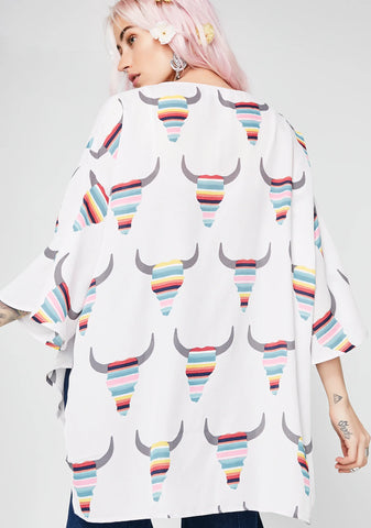 Run Wild Short Kimono