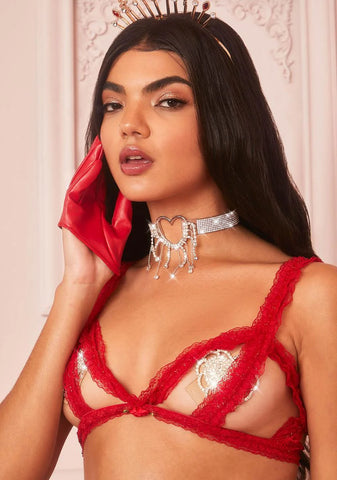 Crown Jewel Rhinestone Choker