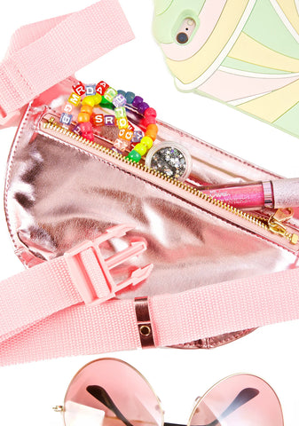 Andie Metallic Fanny Pack