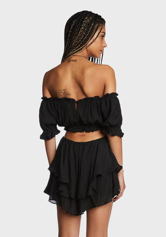 Meet Cute Ruffled Romper