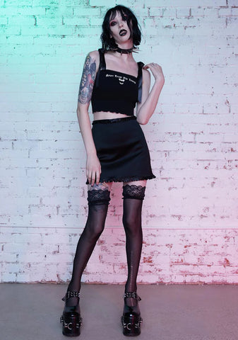 Tell Me No Lies Crop Top