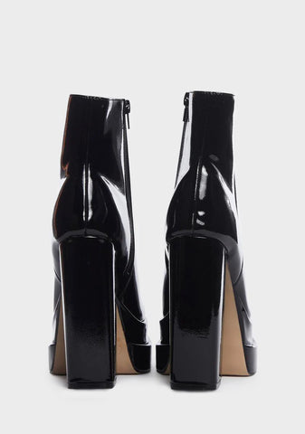 Say Too Much Platform Boots