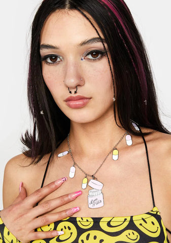 Little Pills Everywhere Necklace