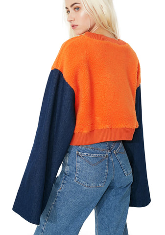 Double Crosser Cropped Sweatshirt