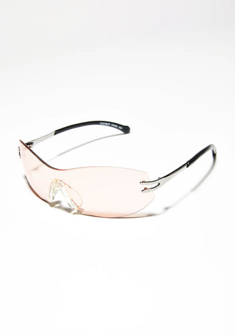 Above The Clouds Clear Sunglasses