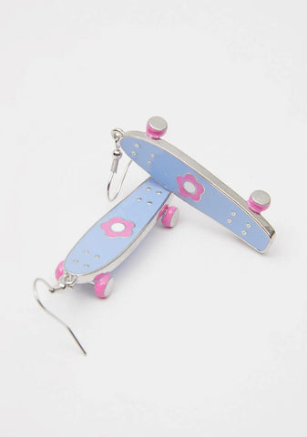 Skateboard Chic Earrings