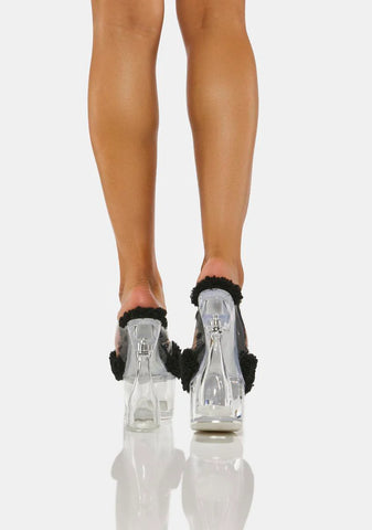 Black Xavia Platform Heels