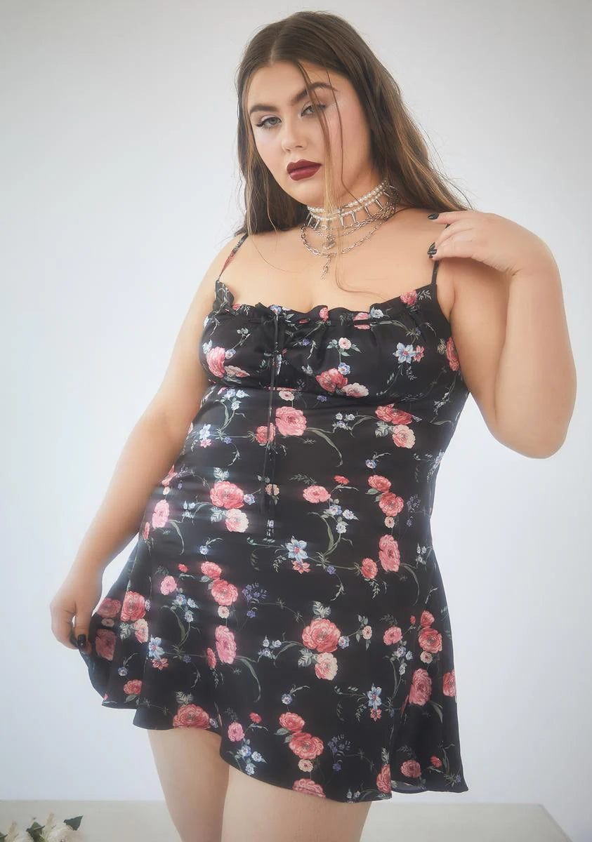 She Can’t Be Just Friends Floral Mini Dress