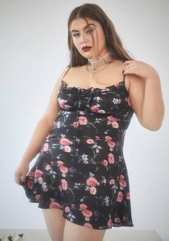 She Can’t Be Just Friends Floral Mini Dress