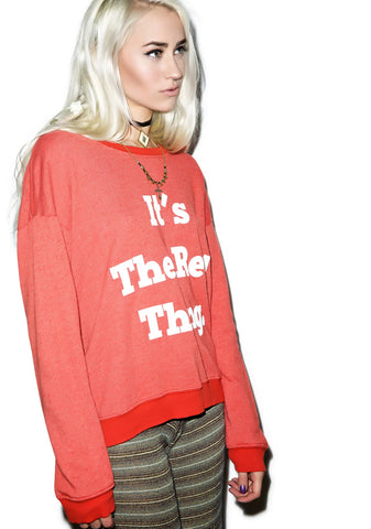 The Real Thing Pullover Oversized Sweatshirt