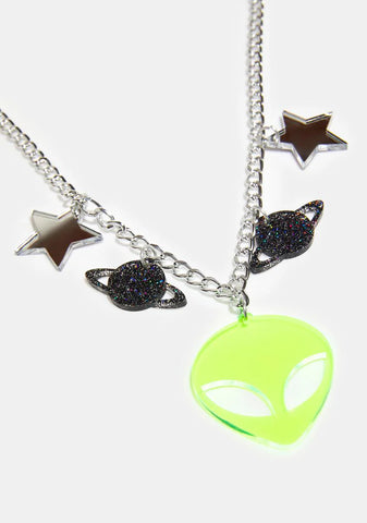 Neon Out Of Space Necklace