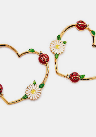 Nurture Our Nature Hoop Earrings