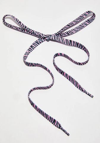 Wild Child Zebra Shoelaces