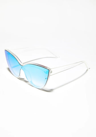Space Sparkle Mirror Sunglasses