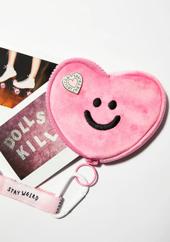 Pink Happy Heart Purse
