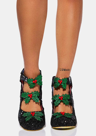 Holly Jolly Sparkly Heels