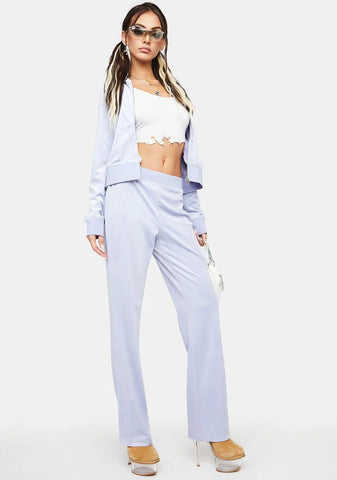 Gumdrop Luxe Velour Rhinestone Logo Sweatpants