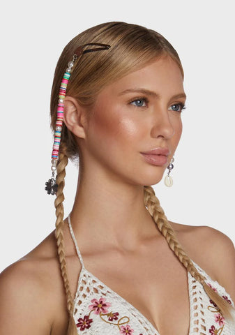 Peace Vibes Hair Clip Set