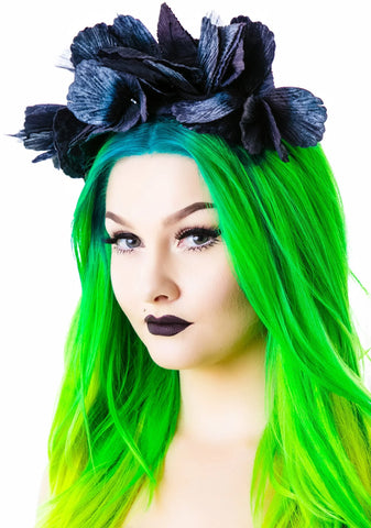 Lana Velvet Noir Crown