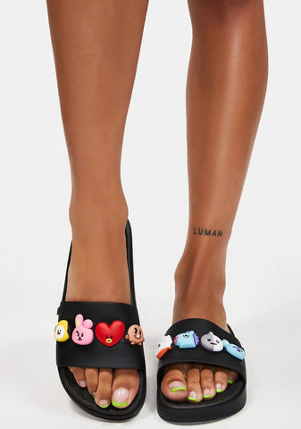 Nex Gen + BT21 Beach Slides
