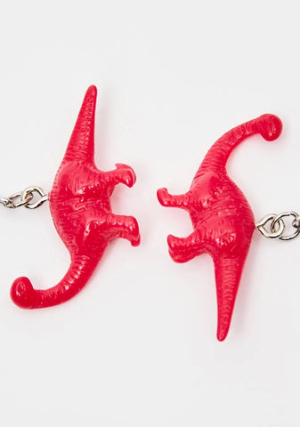 Ancient Times Dinosaur Earrings