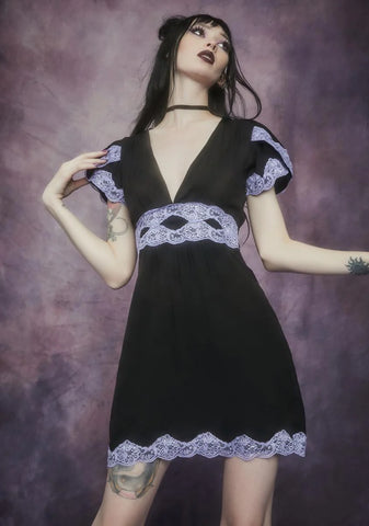 Lilac Bloody Valentine A-Line Dress