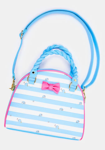 Sanrio Tuxedosam Striped Crossbody Bag