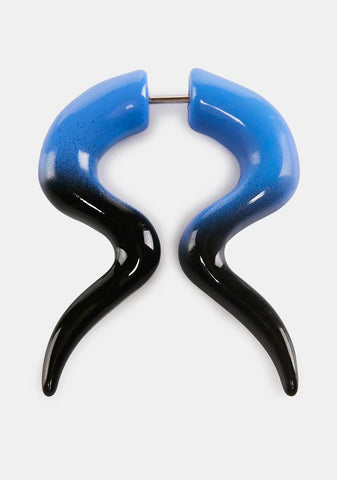 I Rise Faux Plug Earrings