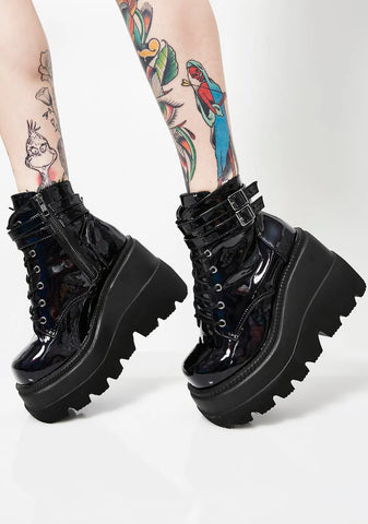 Shaker-52 Platform Ankle Boots