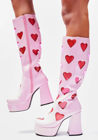Sweet Retro Romance Go Go Boots