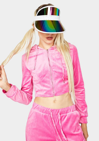 No Pictures Please Iridescent Visor