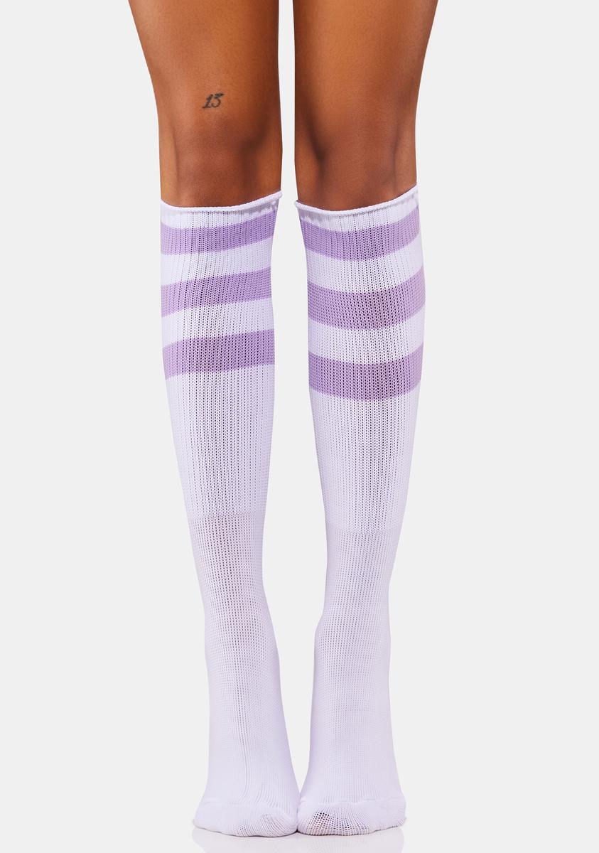 Lilac Boogie Oogie Knee High Socks