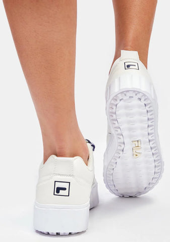 Whisper White Sandblast Low Satin Lace Sneakers