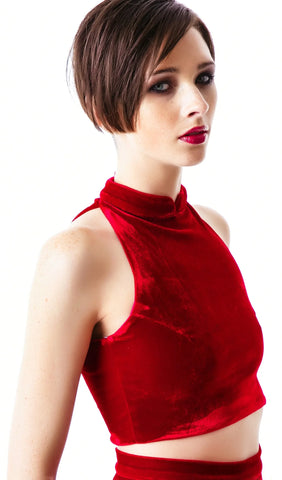 Innocent Crop Top - Red