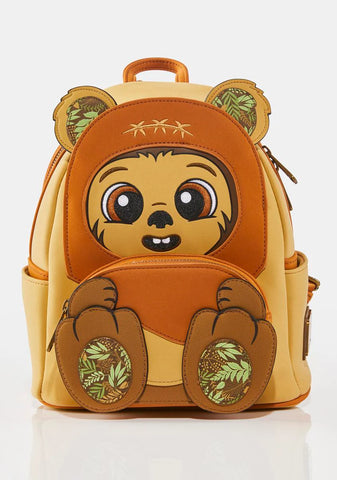 Star Wars Wicket Cosplay Mini Backpack