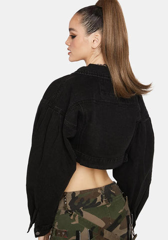 Set Em Straight Cropped Jacket