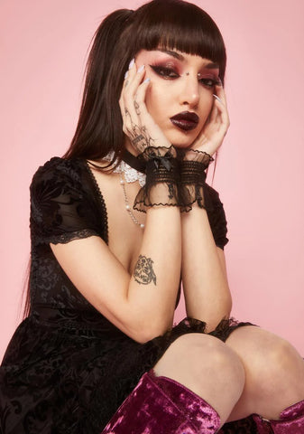 Midnight Flirty Fun Sheer Bracelets