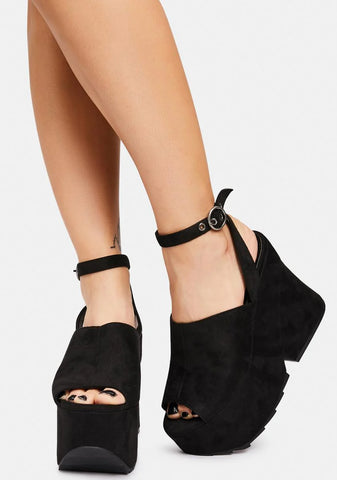 Show Off Platform Wedge Heels