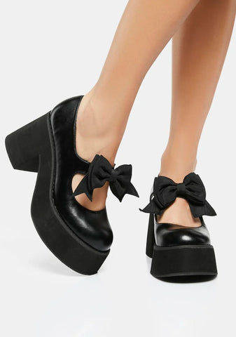 Electropop Girl Platform Mary Janes