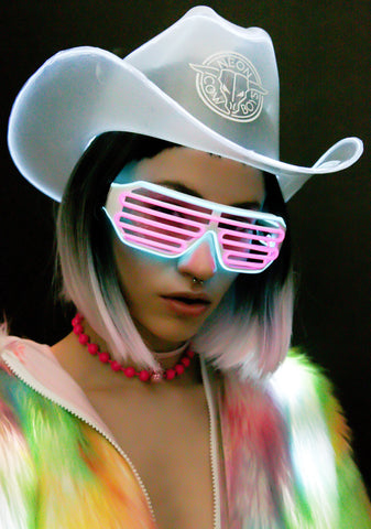 White Luminescence Shutter Frames