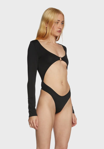 Music Galore Cut Out Bodysuit