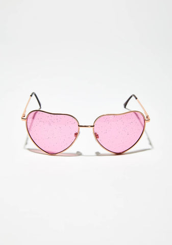 Dancing Queen Heart Sunglasses